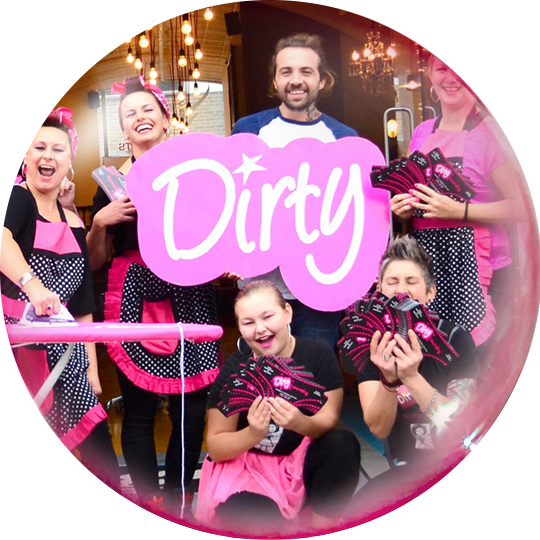 Dirty Laundry will be closed between 15-22 August and therefore will not be accepting any orders until 23 August. We apologise for any innconvenience caused.